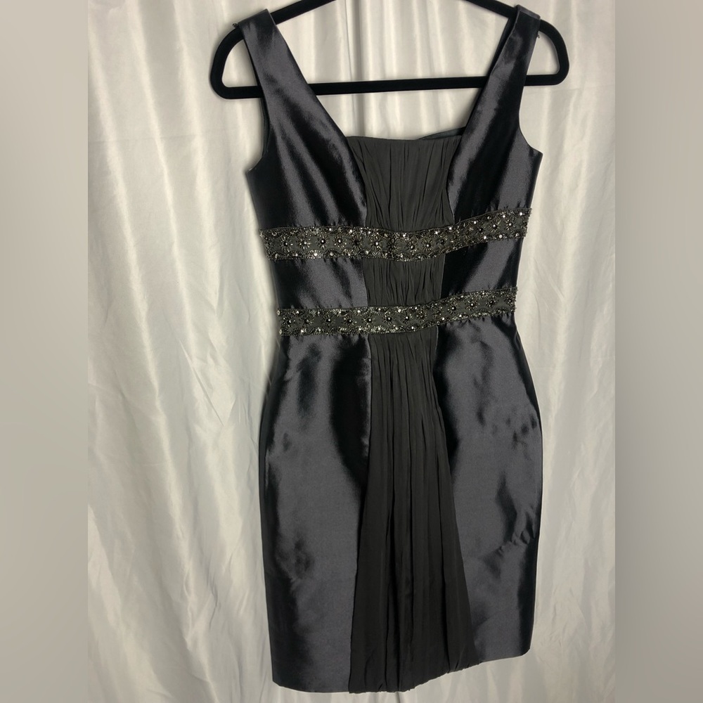 Kevan Hall silk dress with beading